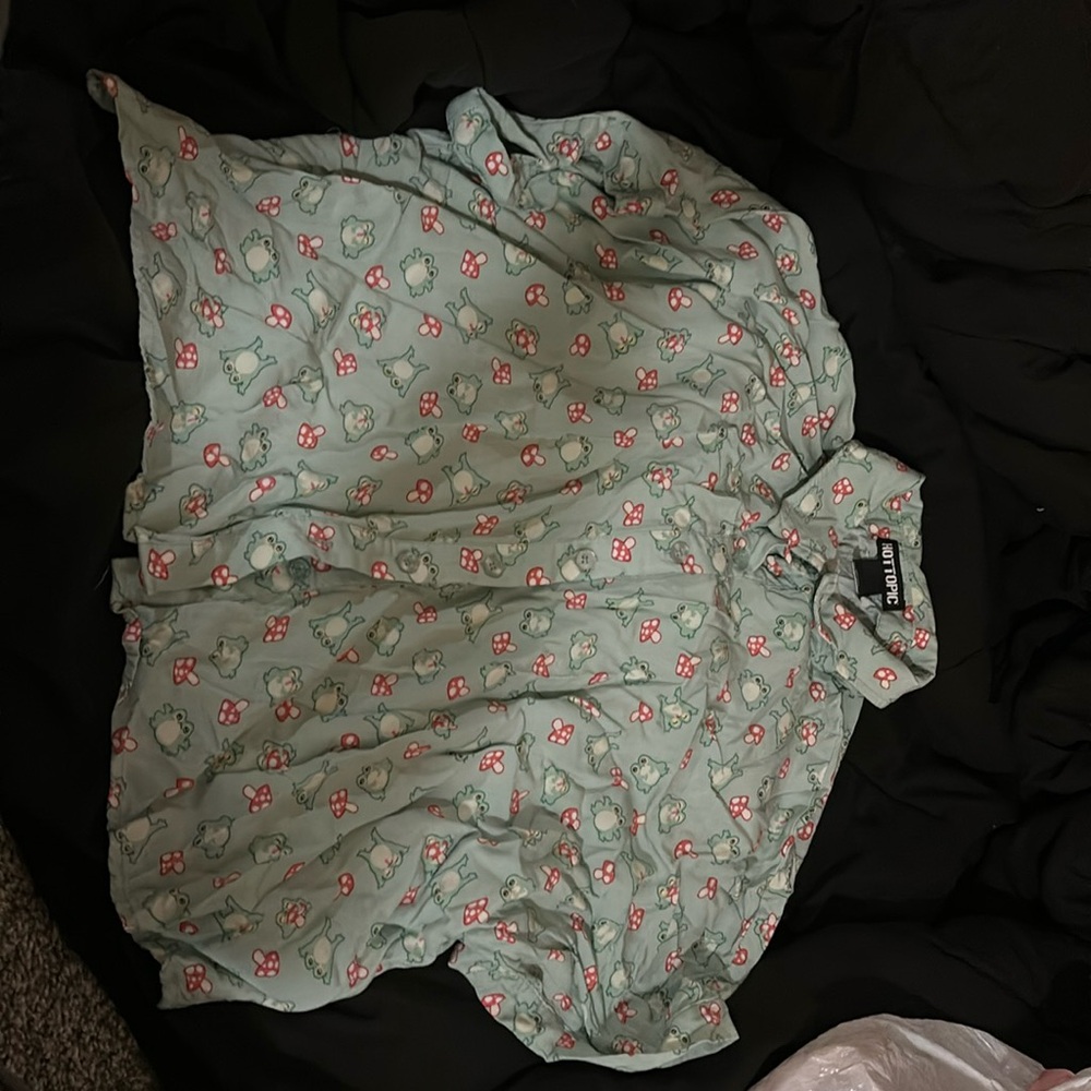 Button up T-shirt